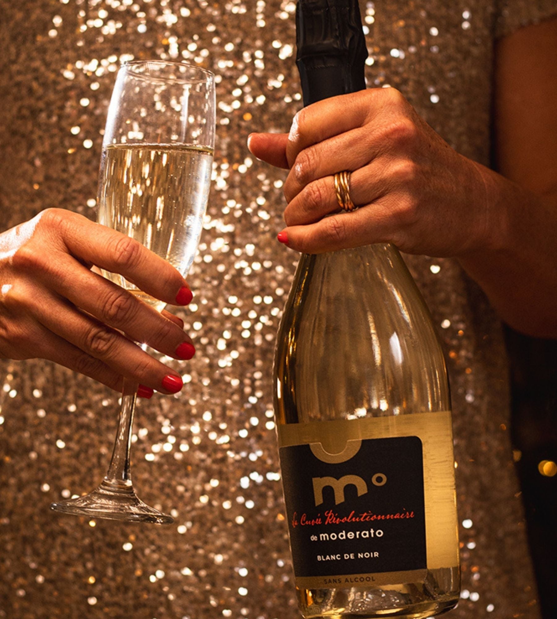 Alcohol-free sparkling 'Blanc de Noir' - Revolutionary Cuvée