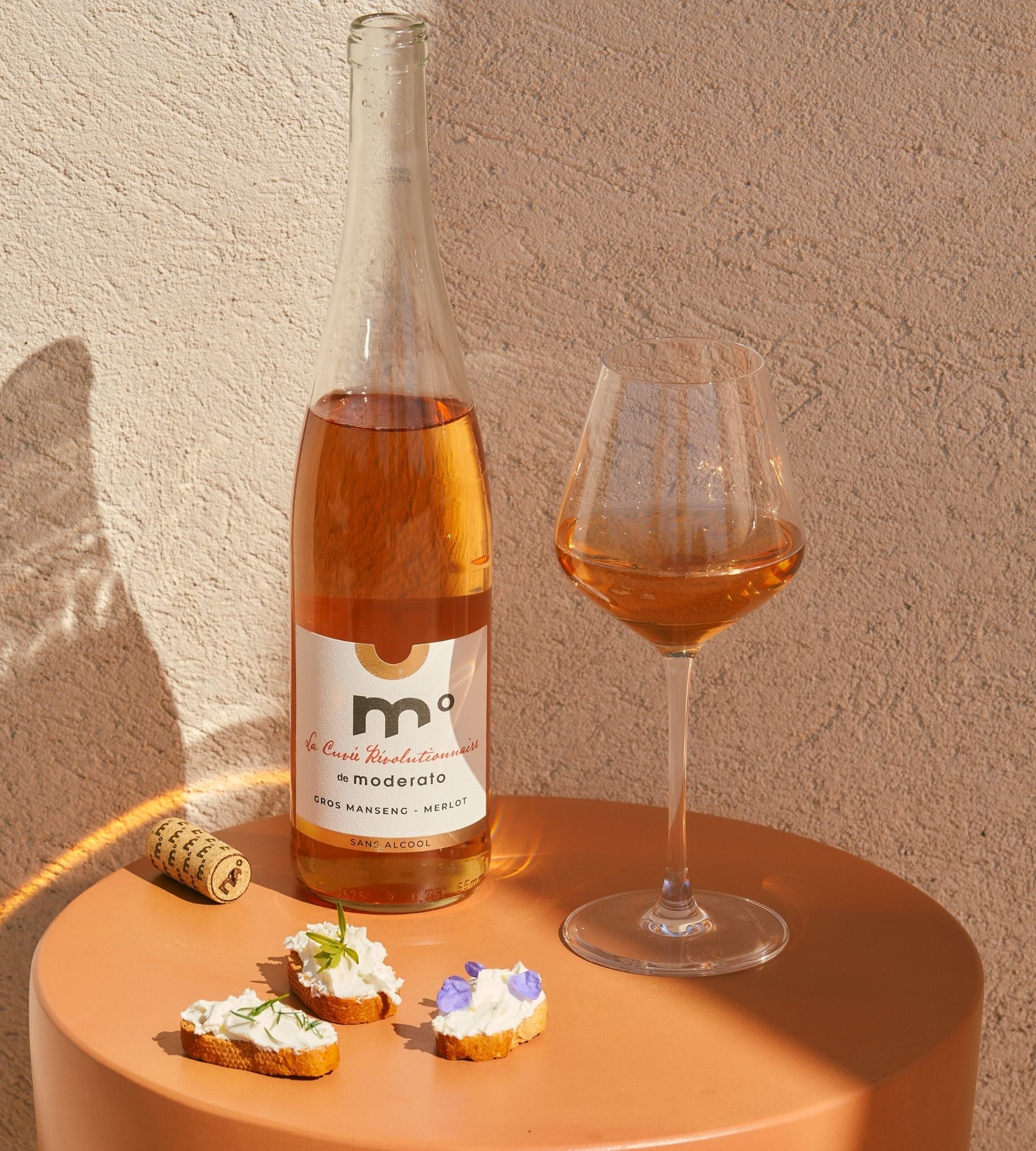 Alcohol-free rosé - Revolutionary Cuvée - Merlot & Gros Manseng