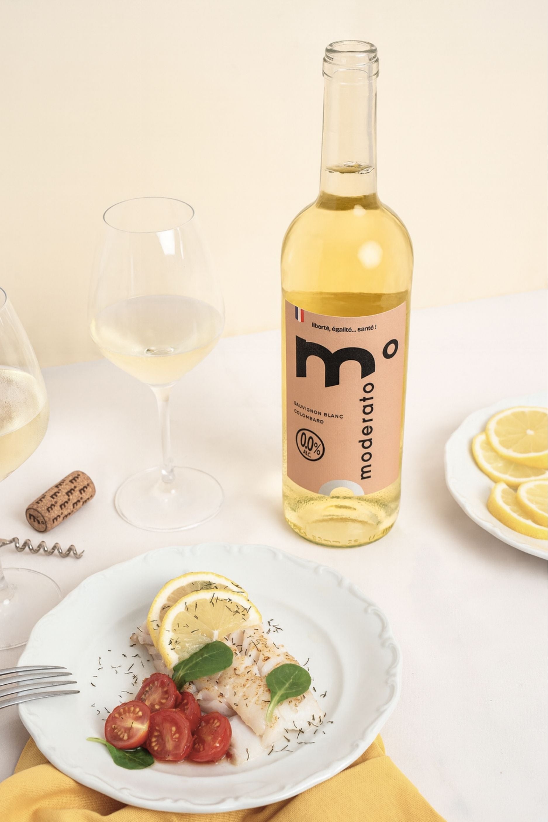 Alcohol-free white wine - Sauvignon & Colombard - Original Cuvée 