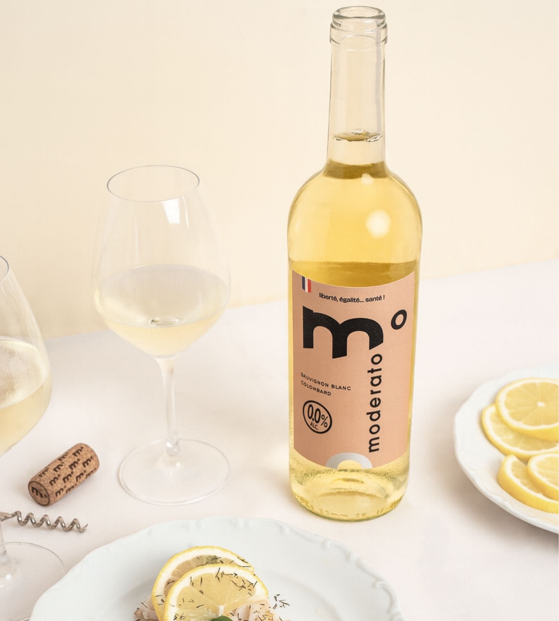 Alcohol-free white wine - Sauvignon & Colombard - Original Cuvée 